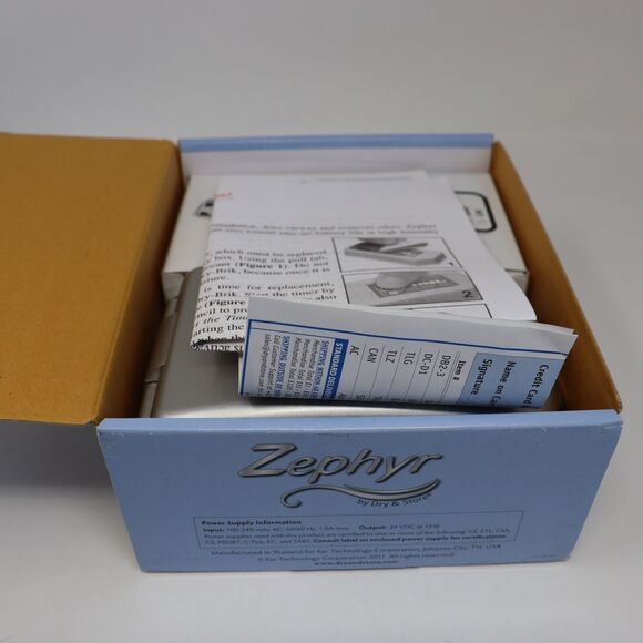 Zephyr By Dry & Store Hearing Aid Dryer Cochlear Ear Monitors. - Picture 3 of 3